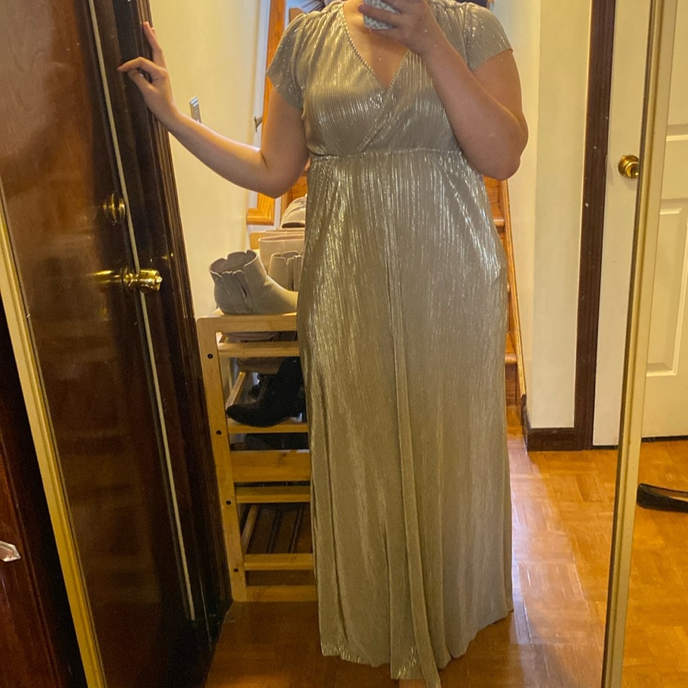 Gold sparkle dress